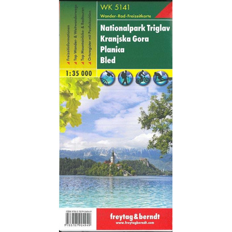 Achat carte Nationalpark triglav - Freytag