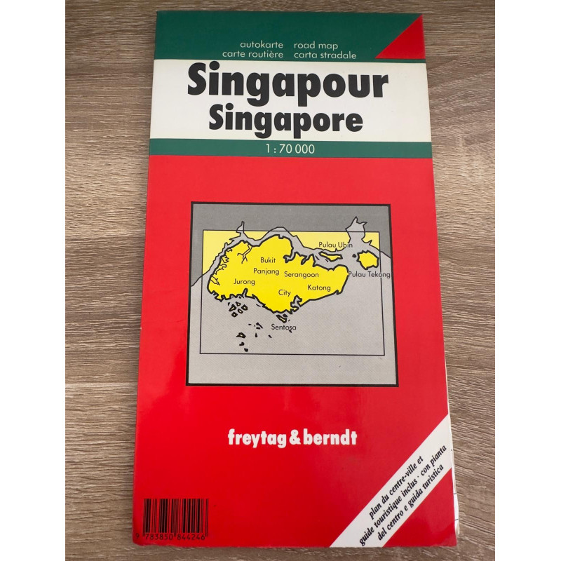 Achat carte routière Singapour - Freytag