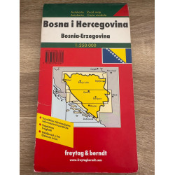 Achat carte routière Bosnien Herzegowina - Freytag