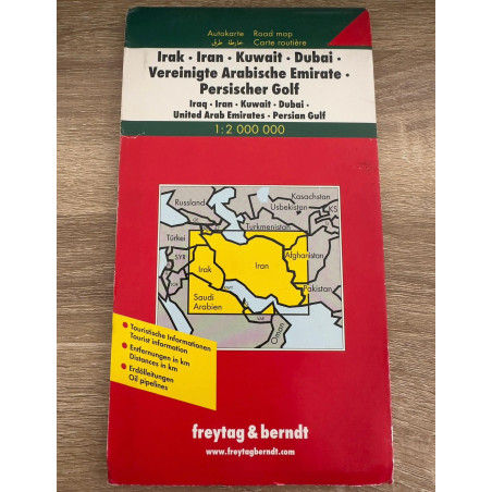 Achat carte routière Irak - Freytag