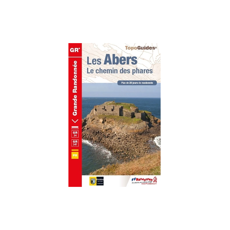 Achat Topo guide randonnées - Les Abers - Le chemin des phares - FFRP 347