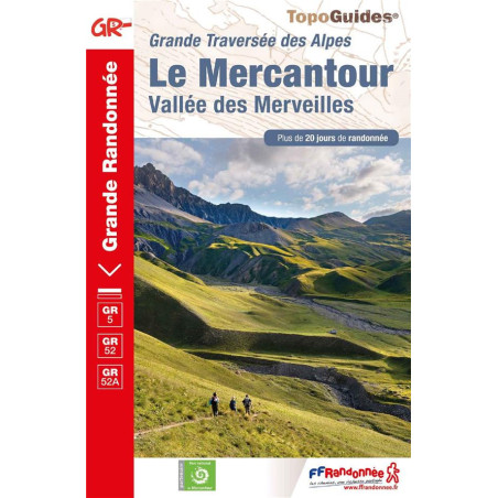Achat Topo guide randonnées - Le Mercantour Vallée des Merveilles  507 FFRP- GR52/GR5/GR52A