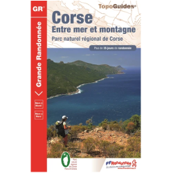 Achat Topo guide randonnées - Corse, entre mer et montagne - FFRP 065