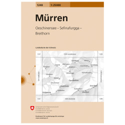 Achat Carte randonnées swisstopo - Mürren - 1248
