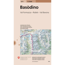 Achat Carte randonnées swisstopo - Basòdino - 1271