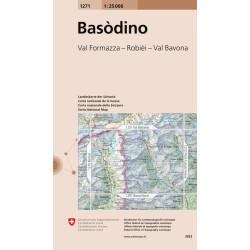 Achat Carte randonnées swisstopo - Basòdino - 1271