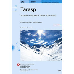 Achat Carte ski randonnée swisstopo - Tarasp - 249S