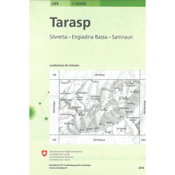 Achat Carte randonnées swisstopo - Tarasp - 249