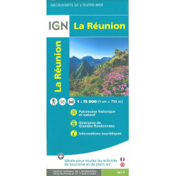 Achat Carte routière - La Réunion - IGN