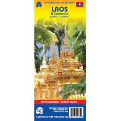 Achat Carte routière - Laos, Cambodge - ITM