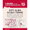 Achat Carte randonnées - Asti, Alba, Acqui Terme - IGC 19