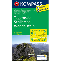 Achat Carte randonnées Tegernsee, Schliersee, Wendelstein - Kompass 8