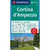 Achat Carte randonnées Cortina d'Ampezzo - Kompass 55