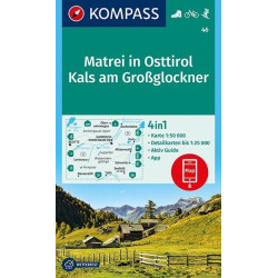 Achat Carte randonnées Matrei in Osttirol, Kals am Großglockner - Kompass 46