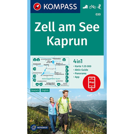 Achat Carte randonnées Zell am See-Kaprun Kompass 030