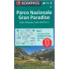 Achat Carte randonnées Gran Paradisio Valle d'Aosta - Kompass 86