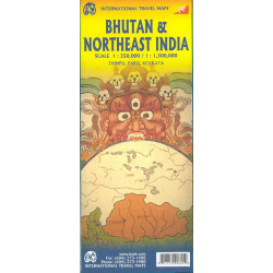 Achat Carte routière - BHOUTAN & NORTHERN INDIA - ITM