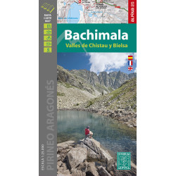 Carte randonnée BACHIMALA - CHISTAU - BIELSA