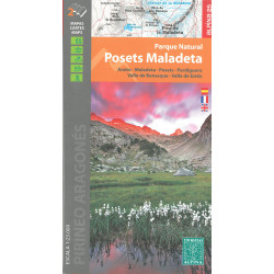 Carte randonnée PARQUE NATURAL POSETS MALADETA