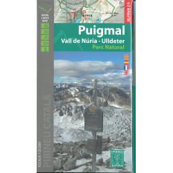 Carte randonnée PUIGMAL VALL DE NURIA - ULLDETER
