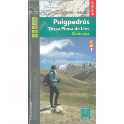 Carte randonnée PUIGPEDROS TOSSA PLANA DE LLES CERDANYA