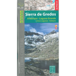 Carte randonnée SIERRA DE GREDOS ALMANZOR LAGUNA GRANDE