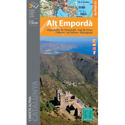 Carte randonnée CARPETA ALT EMPORDA