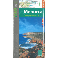 Carte randonnée MENORCA CAMI DE CAVALLS - GR223