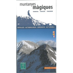 Carte randonnée MUNTANYES MAGIQUES RIPOLES ALT BERGUEDA CARDENAYA