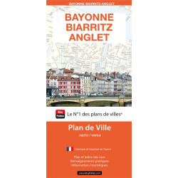 Carte randonnée BAYONNE - BIARRITZ - ANGLET
