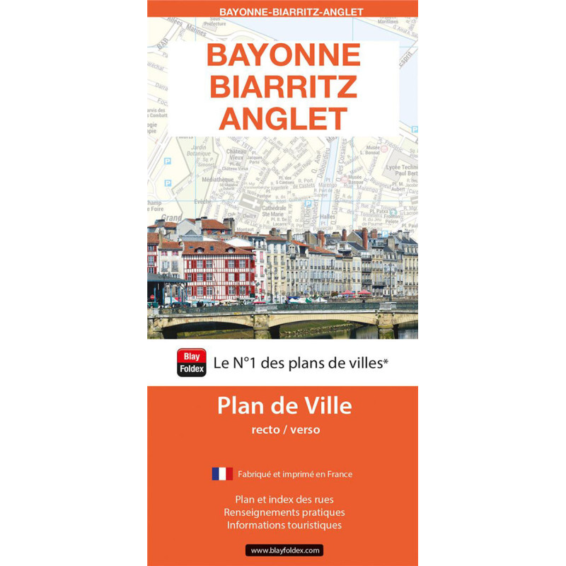 Carte randonnée BAYONNE - BIARRITZ - ANGLET Carte randonnée BAYONNE - BIARRITZ - ANGLET