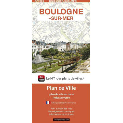 Carte randonnée BOULOGNE SUR MER