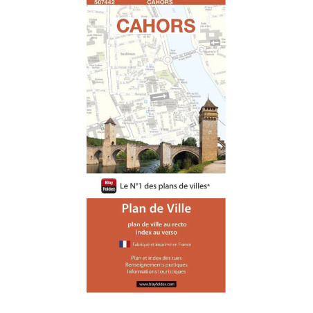 Carte randonnée CAHORS
