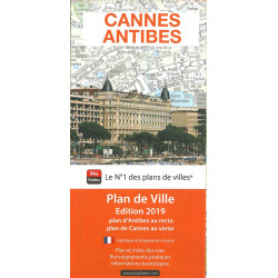 Carte randonnée CANNES - ANTIBES