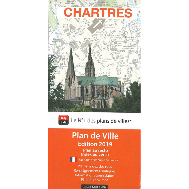 Carte randonnée CHARTRES