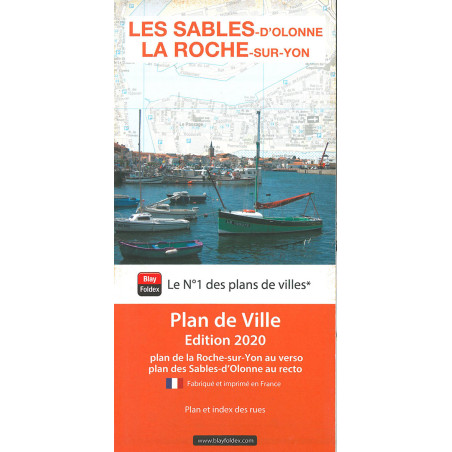 Carte randonnée LA ROCHE SUR YON / LES SABLES D'OLONNE 2020