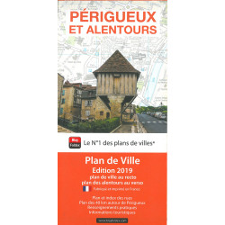 Carte randonnée PÉRIGUEUX ET ALENTOURS 2020