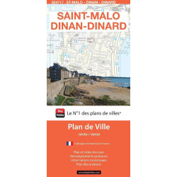 Carte randonnée SAINT-MALO - DINAN - DINARD
