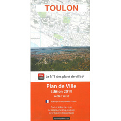 Carte randonnée TOULON