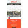 Carte randonnée BREST - GRAND FORMAT