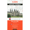 Carte randonnée CAEN - GRAND FORMAT