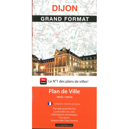 Carte randonnée DIJON - GRAND FORMAT