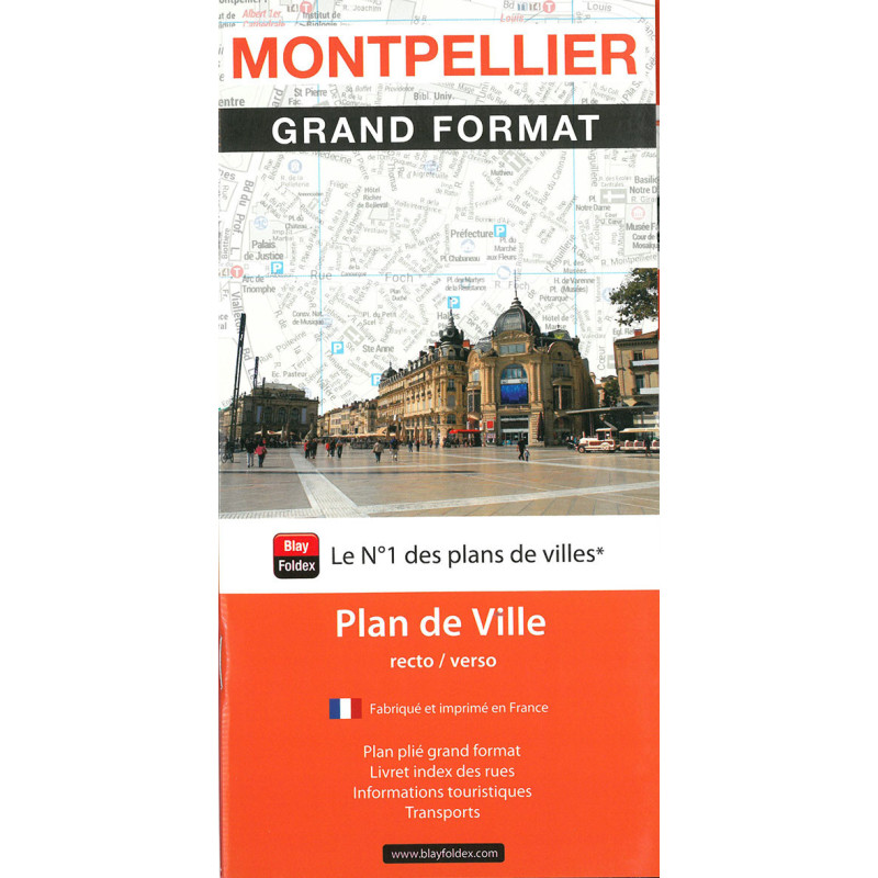Carte randonnée MONTPELLIER - GRAND FORMAT Carte randonnée MONTPELLIER - GRAND FORMAT