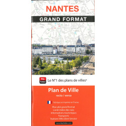 Carte randonnée NANTES - GRAND FORMAT