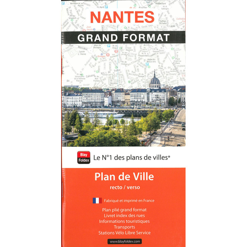 Carte randonnée NANTES - GRAND FORMAT Carte randonnée NANTES - GRAND FORMAT