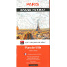 Carte randonnée PARIS - GRAND FORMAT