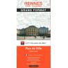 Carte randonnée RENNES - GRAND FORMAT