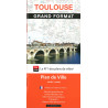 Carte randonnée TOULOUSE - GRAND FORMAT