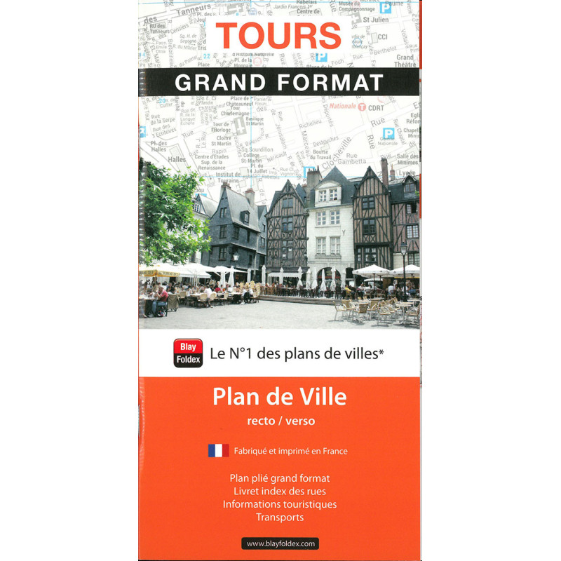 Carte randonnée TOURS - GRAND FORMAT Carte randonnée TOURS - GRAND FORMAT