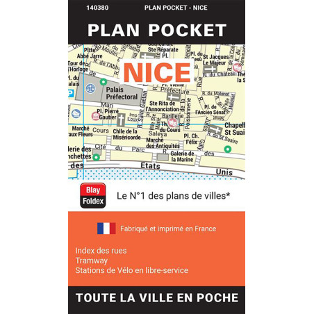 Carte randonnée NICE PLAN POCKET